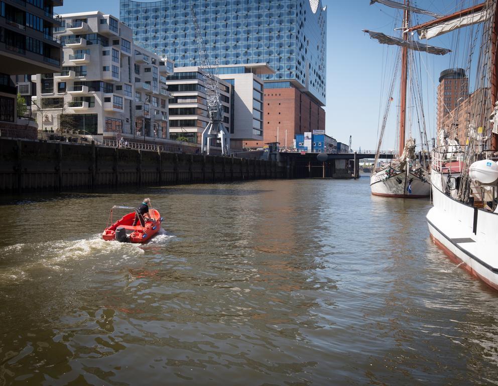 Appartamento Horus Hausboot Amburgo Esterno foto
