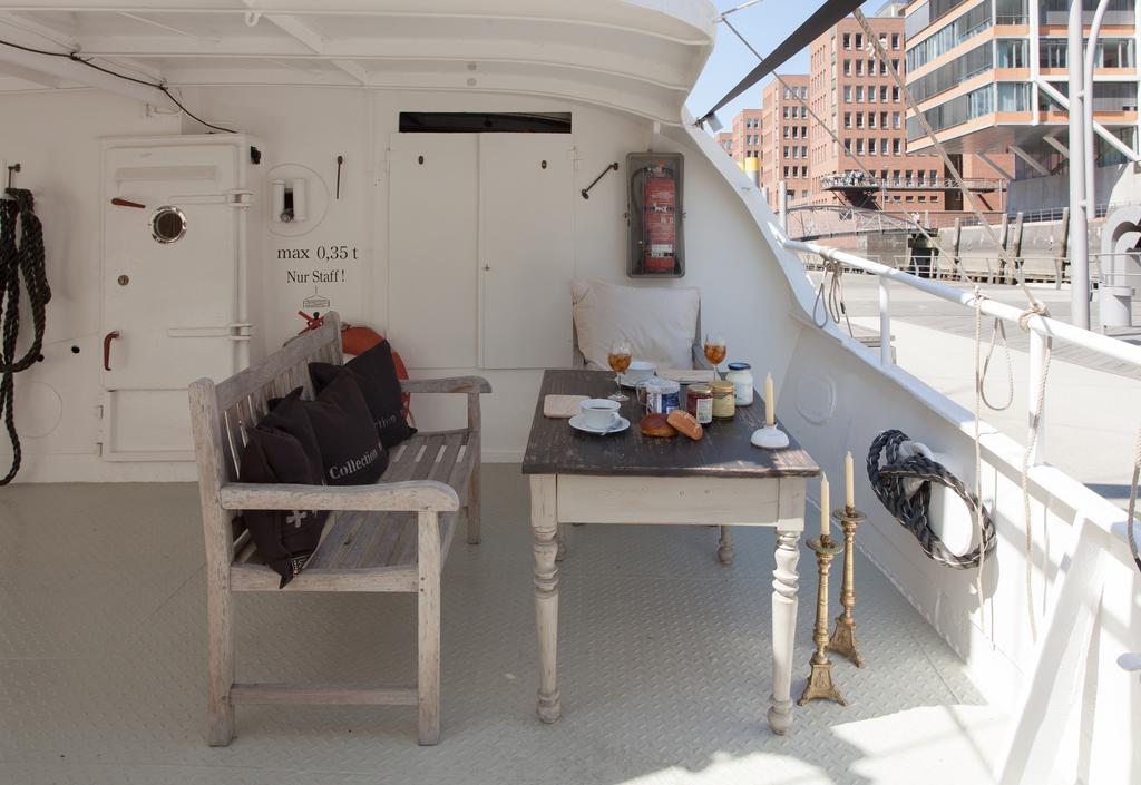 Appartamento Horus Hausboot Amburgo Esterno foto